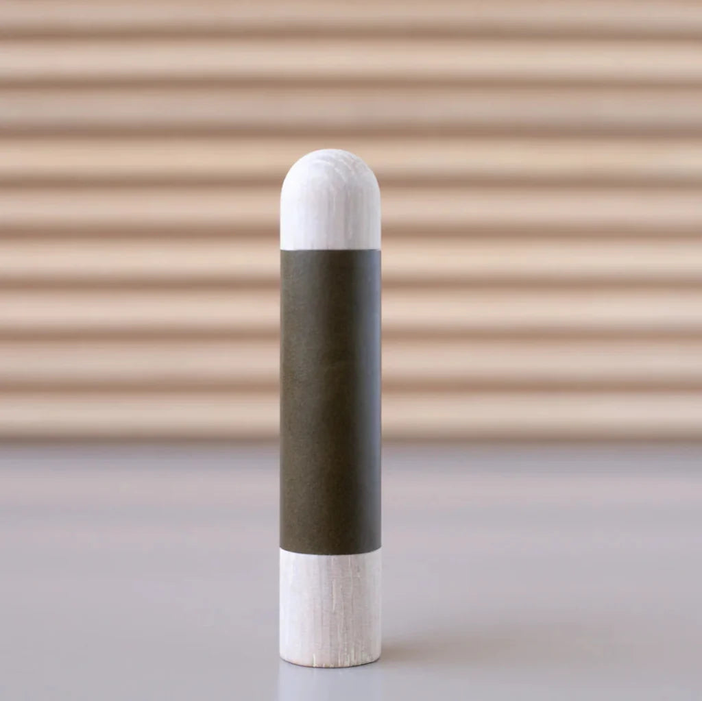 Chapman Wood Bar Pull With Leather