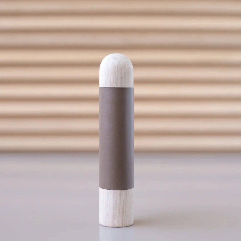 Chapman Wood Bar Pull With Leather