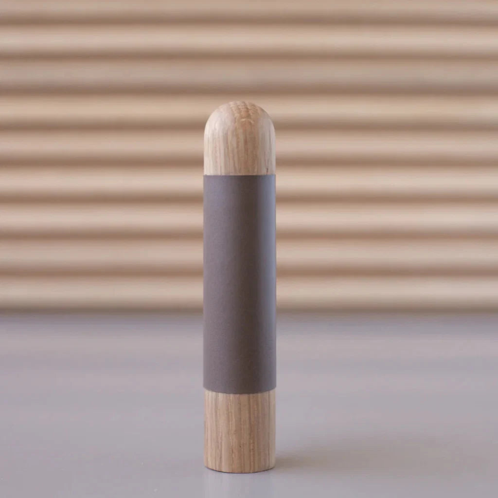 Chapman Wood Bar Pull With Leather