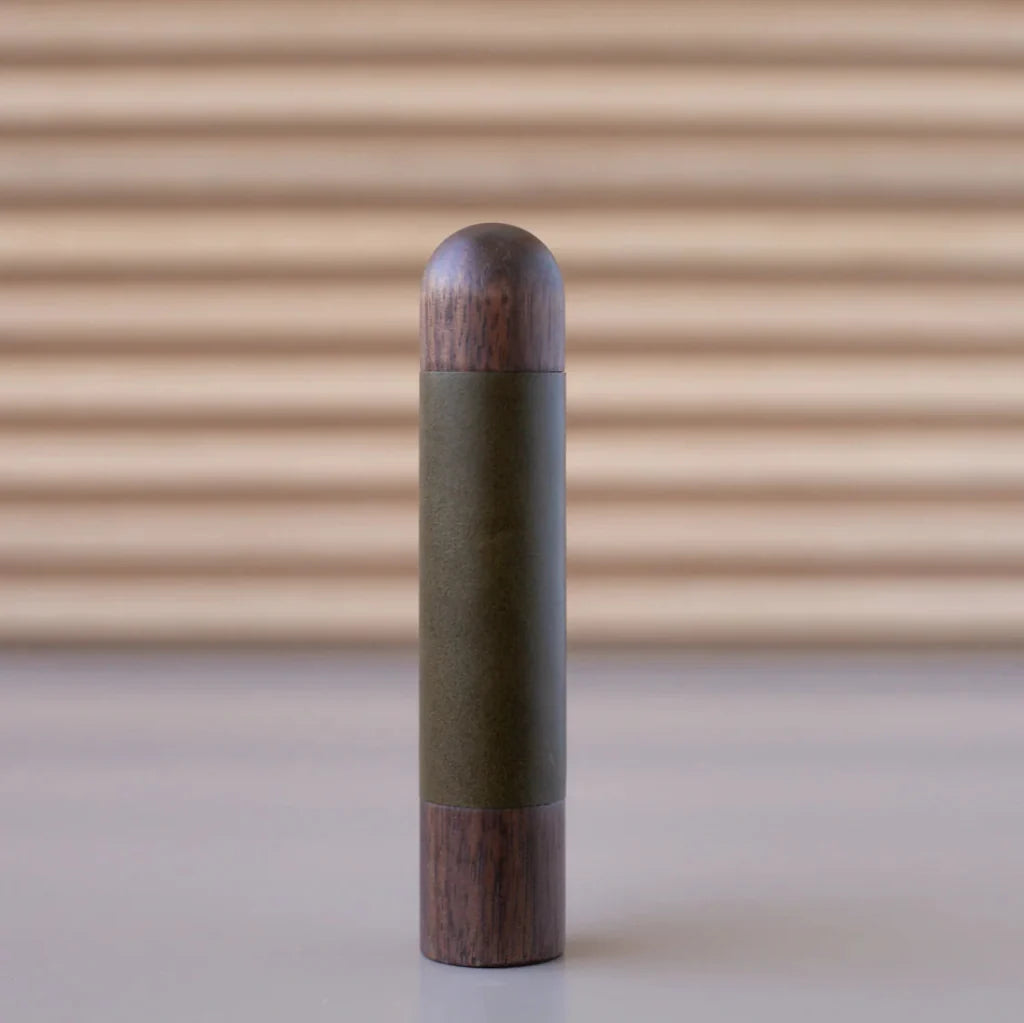 Chapman Wood Bar Pull With Leather