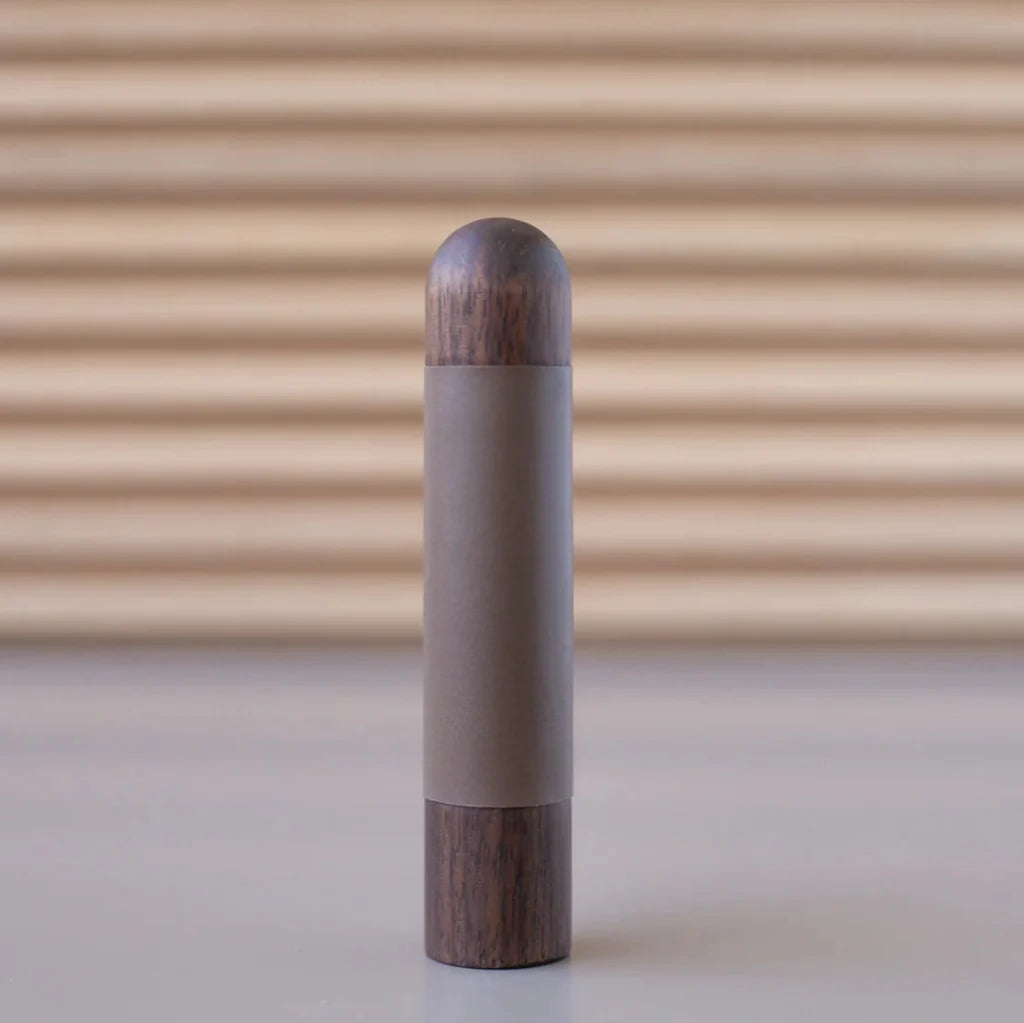 Chapman Wood Bar Pull With Leather