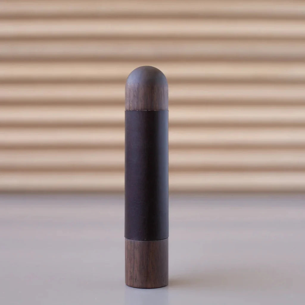 Chapman Wood Bar Pull With Leather