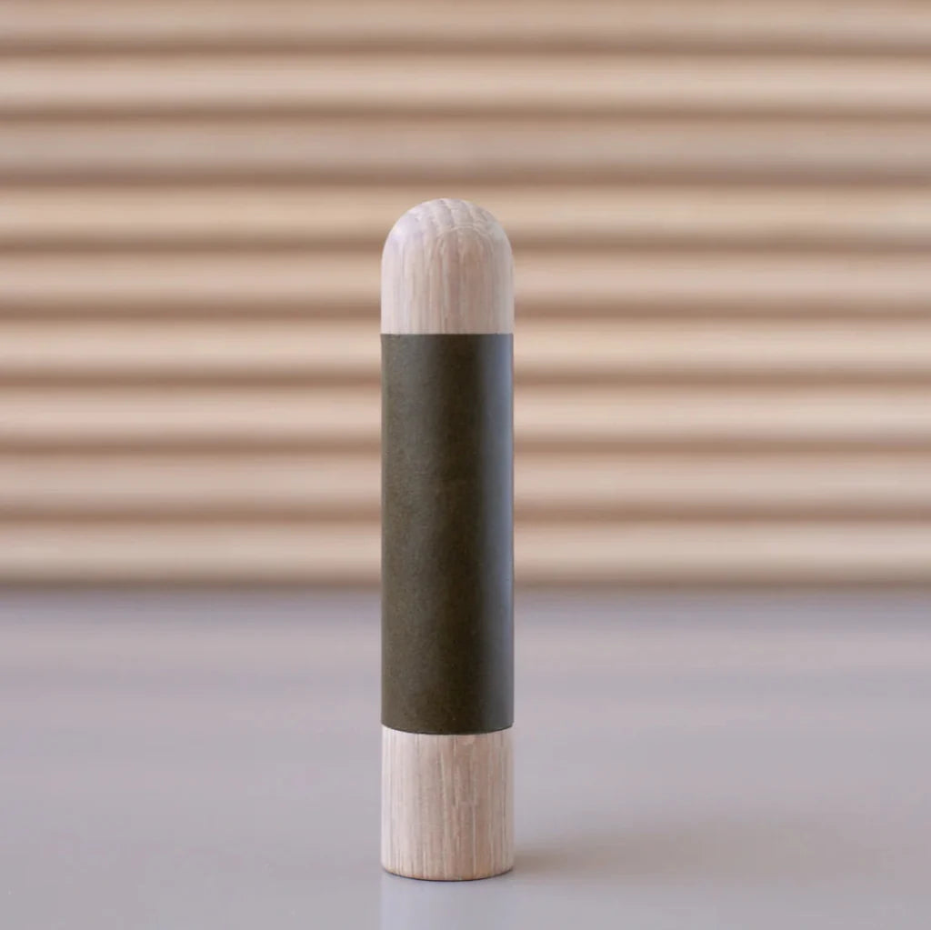 Chapman Wood Bar Pull With Leather