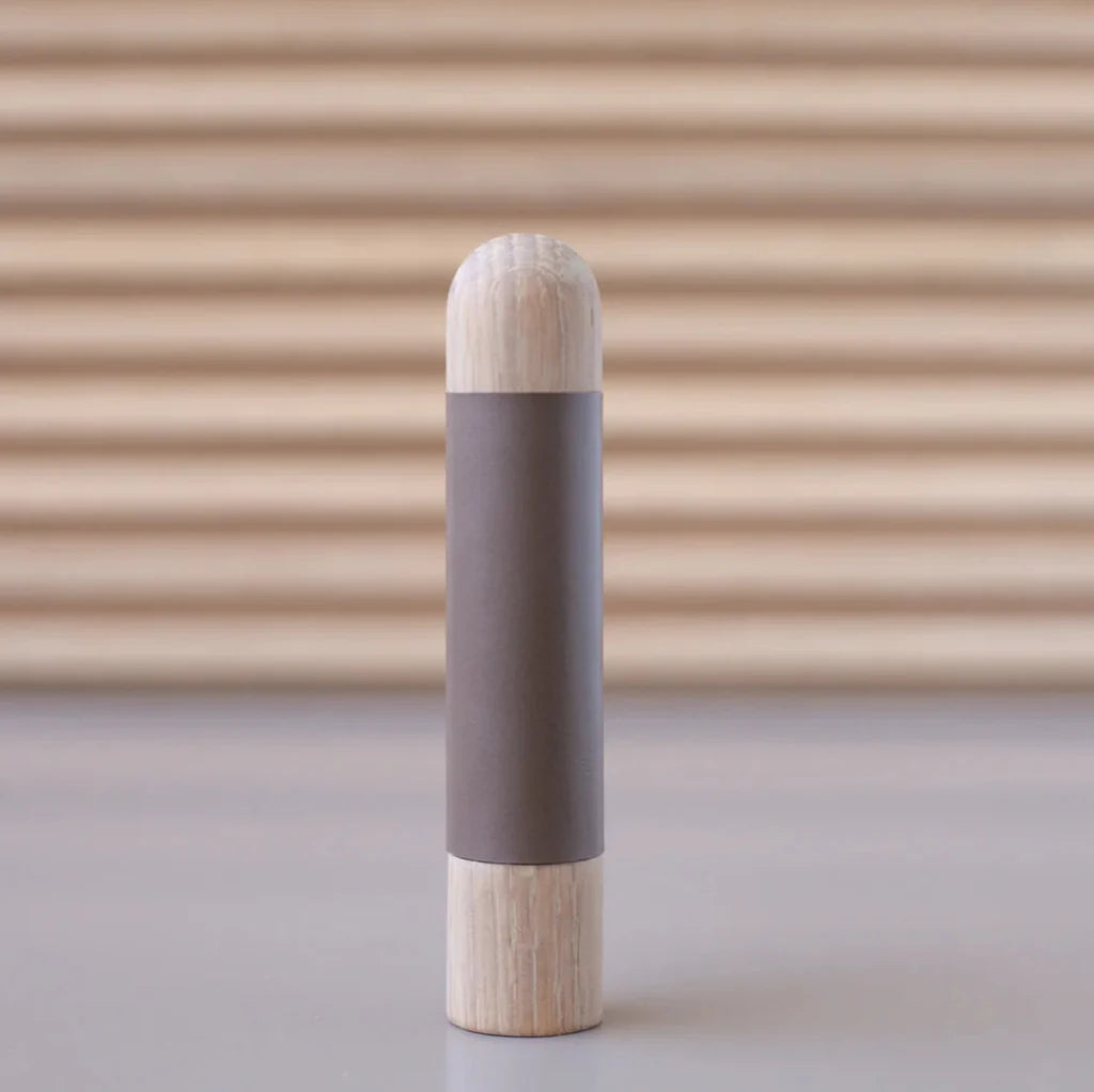 Chapman Wood Bar Pull With Leather