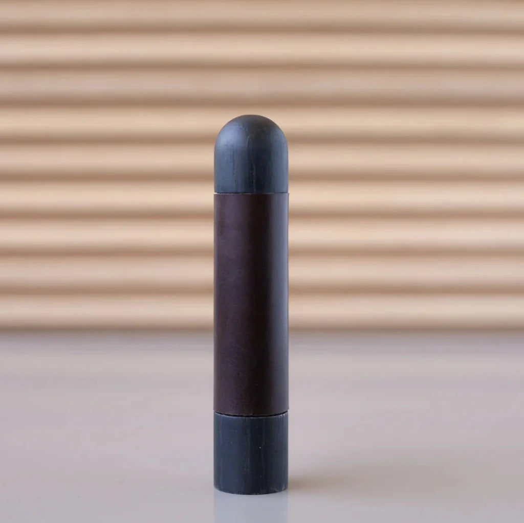 Chapman Wood Bar Pull With Leather