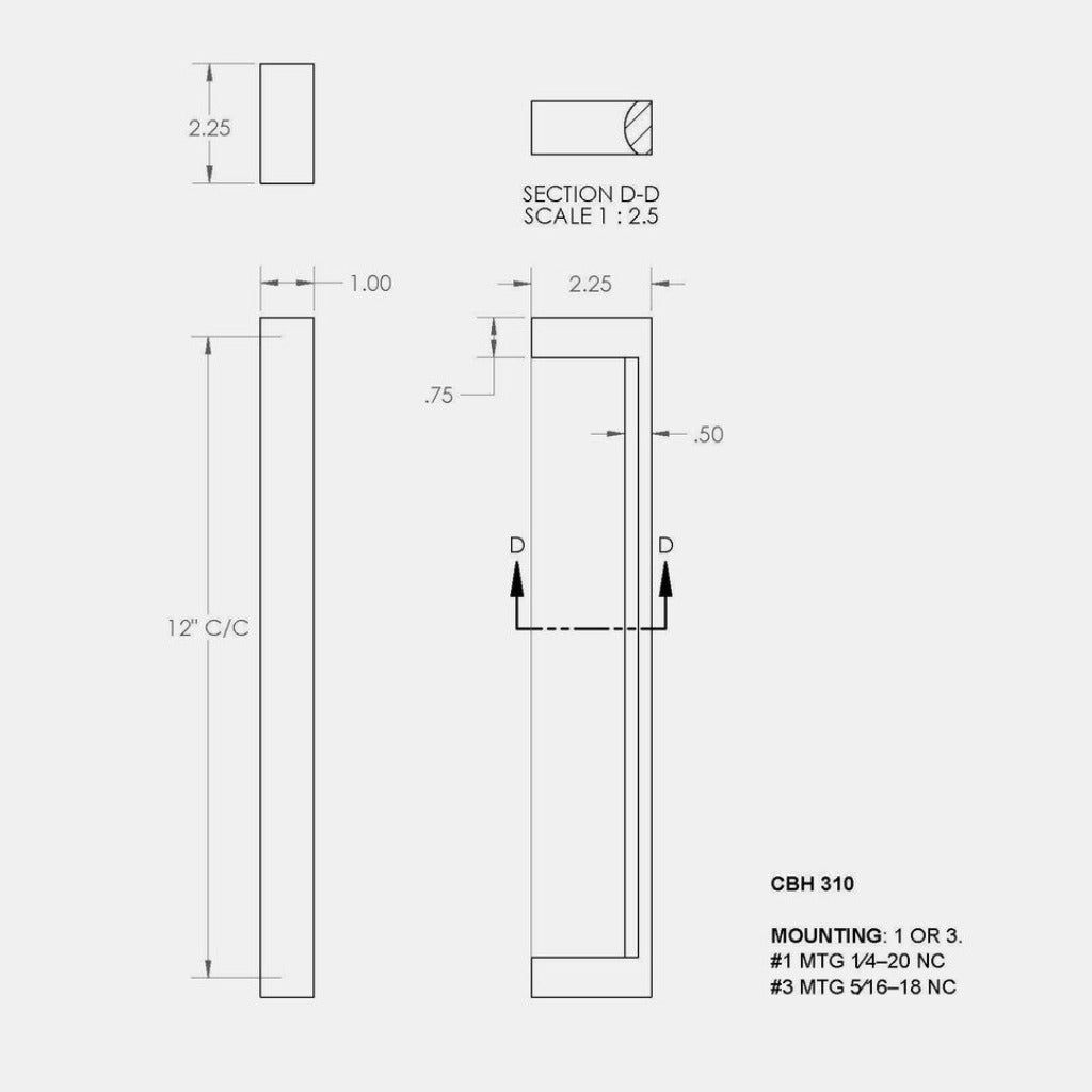 Charlie Contour Appliance Pull